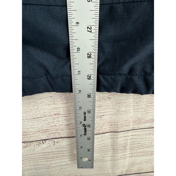 Burton Durable Goods Quilt Lined Tie Waist Jacket Womens XS Navy Blue Hooded - Picture 12 of 14